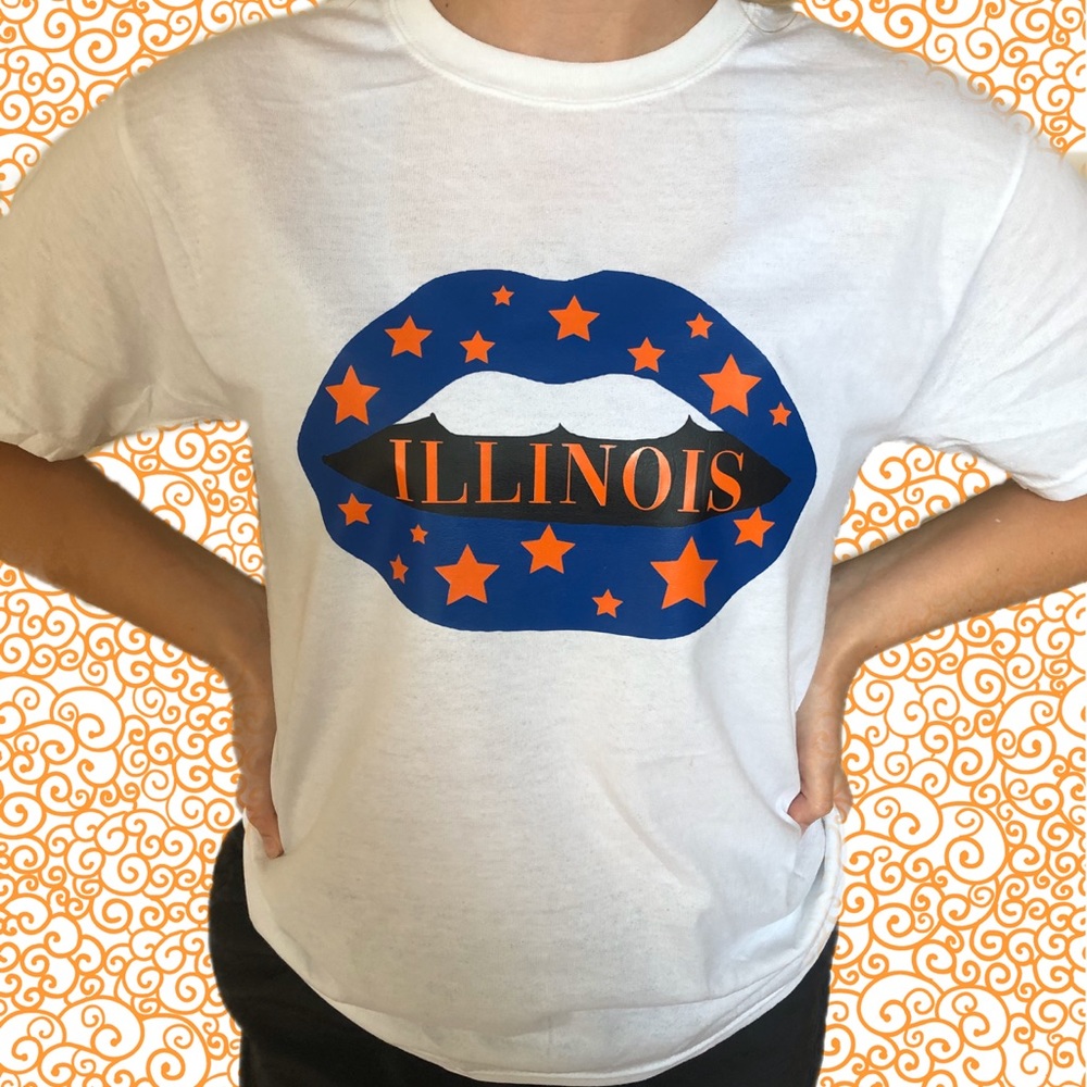 Custom college lip design apparel - Picture 1 of 3